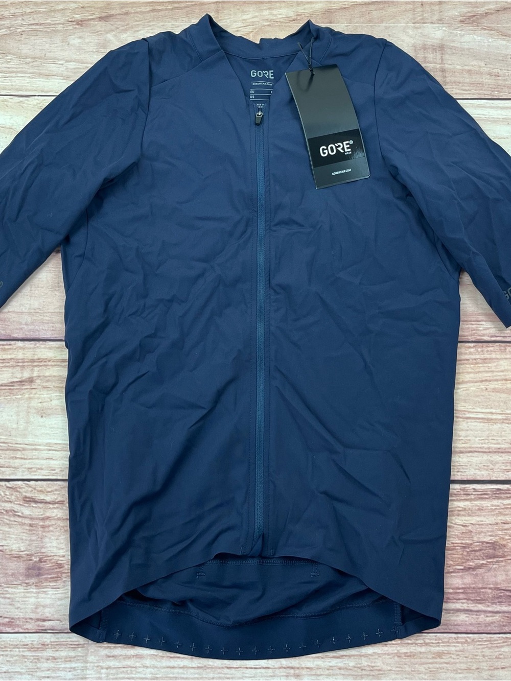 NEW! Gore Wear Distance Short Sleeve Cycling Jersey Men's Small Orbit Blue NWT
